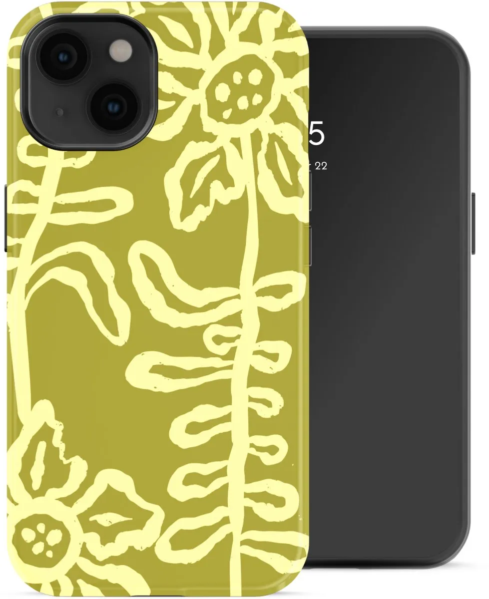 Selencia Hoesje iPhone 14 Chalky Bloom