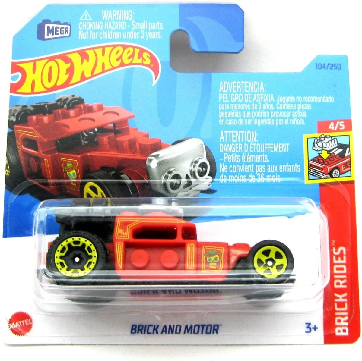 Hot Wheels Brick & Motor Orange 1:64