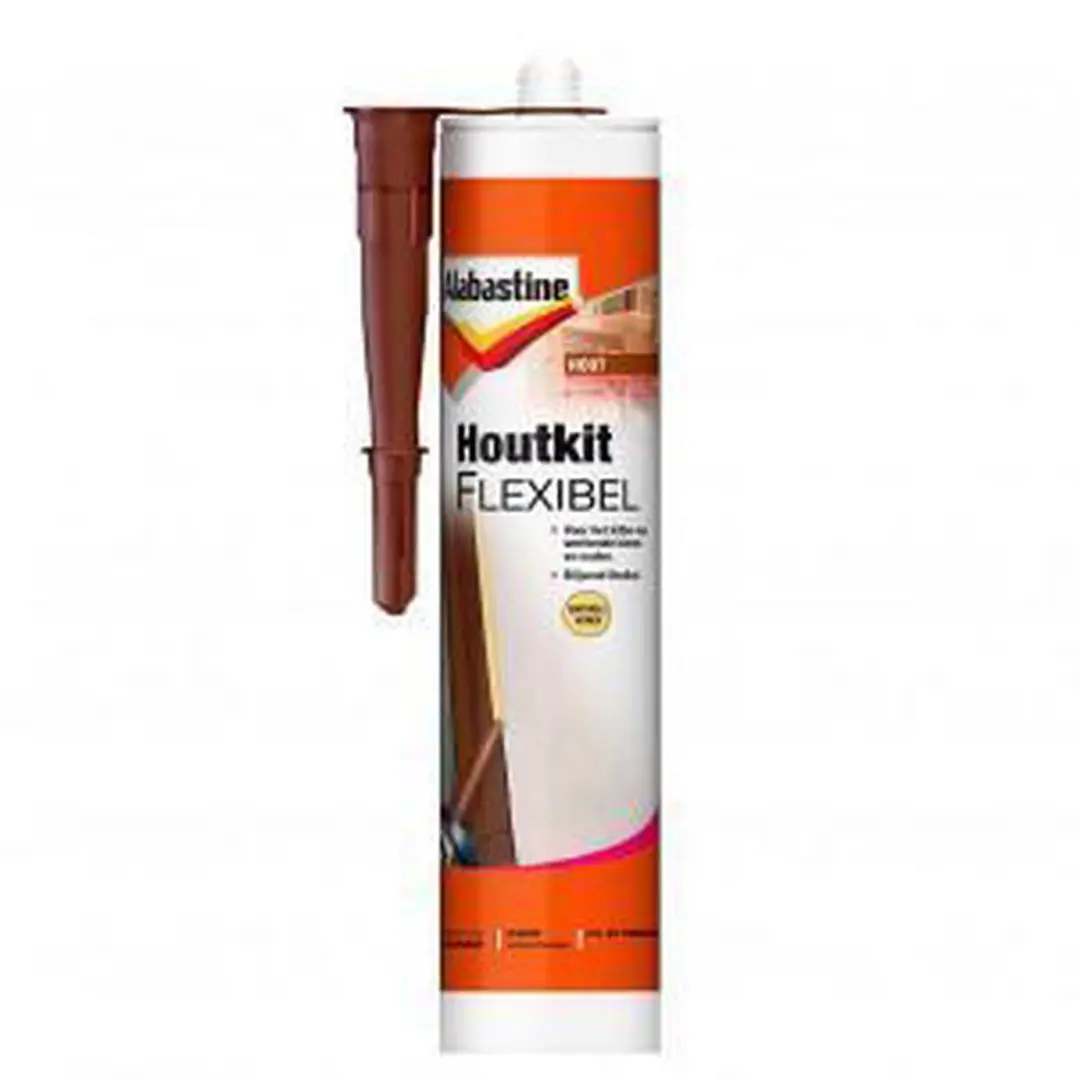 Alabastine Houtkit Flexibel Wit 300ml