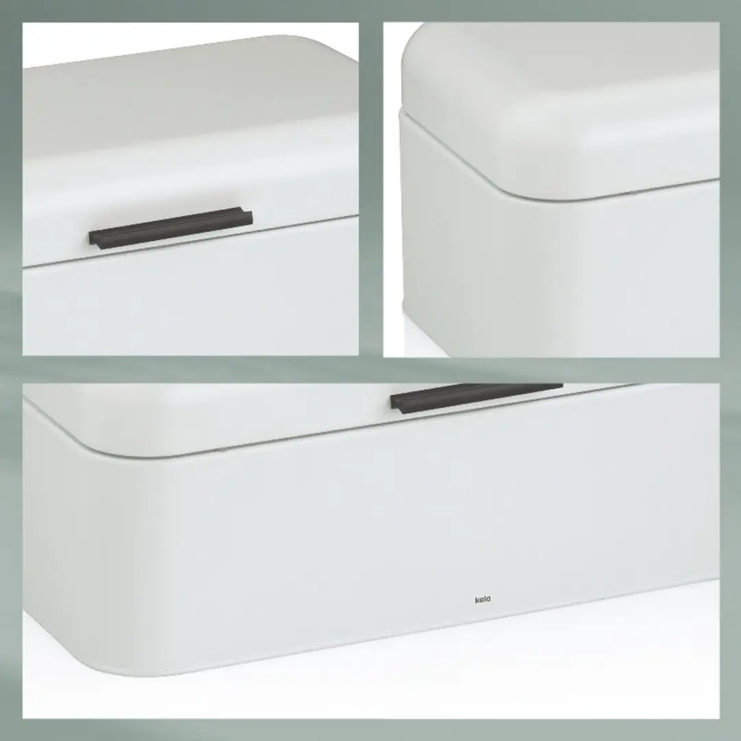 Kela Frisca Broodtrommel Wit 42,5x22,5x17,5cm - afbeelding 4 van 6
