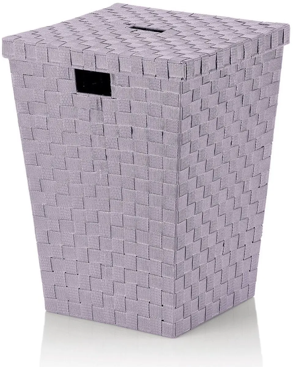 Wasmand Alvaro PP, paars 40x40x52 cm