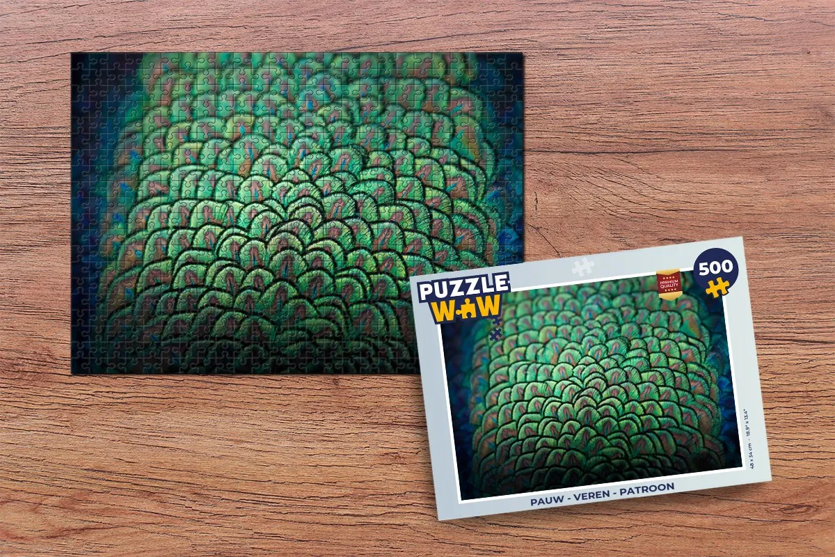 PuzzleWow Veren Legpuzzel 500 Stuks - Multicolor