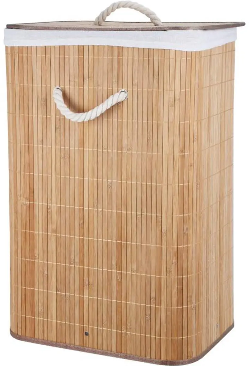 Bamboe wasmand 40x30x60 cm naturel