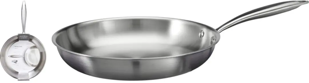 Roestvrijstalen koekenpan van 28 cm
