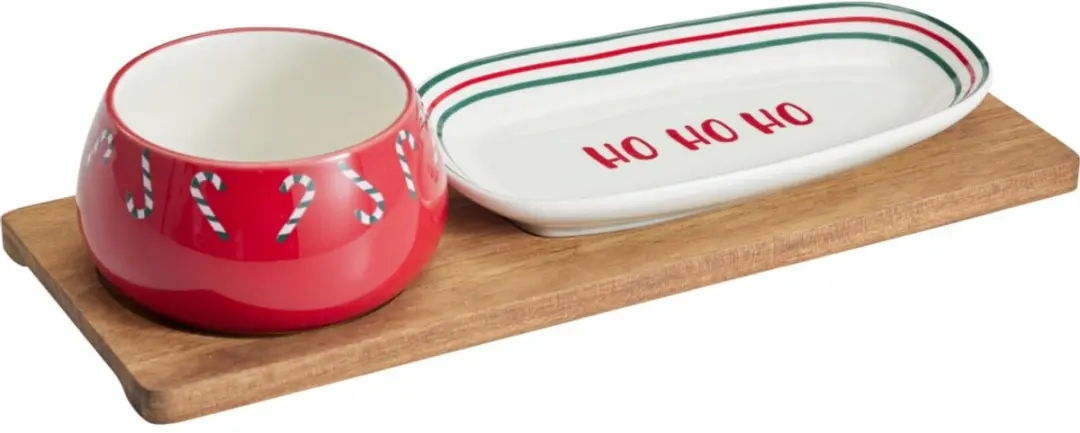 Servieset van 3 stuks met kerstmotief