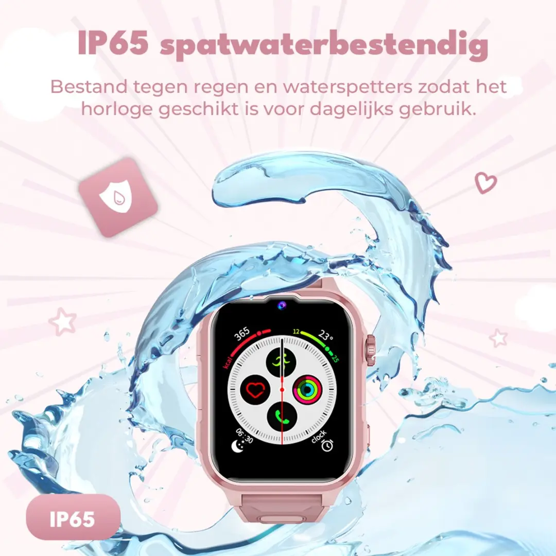 Denver SWGL-149RO Kindersmartwatch 4G GPS - Roze - afbeelding 3 van 6