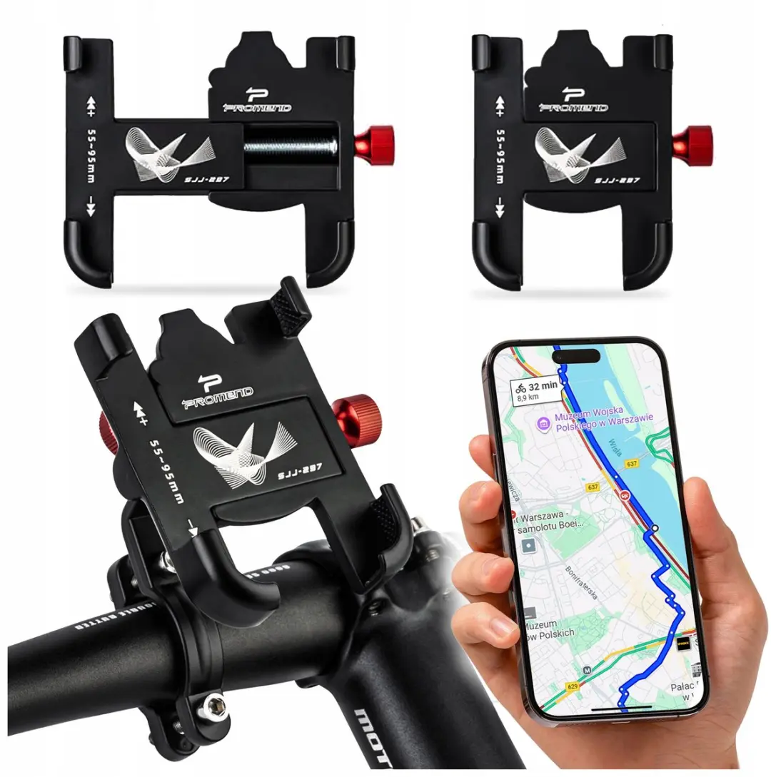 Aluminium Fiets Telefoonhouder 360°
