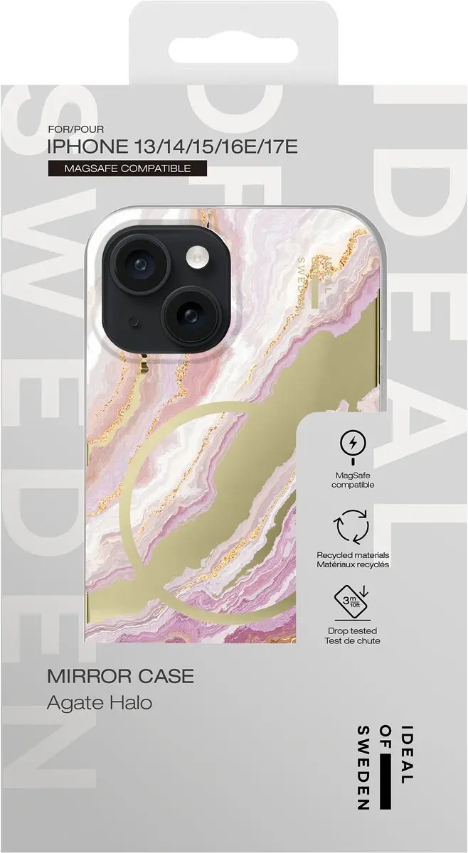 iDeal of Sweden Mirror Case iPhone 13/14/15/16e - Agate Halo