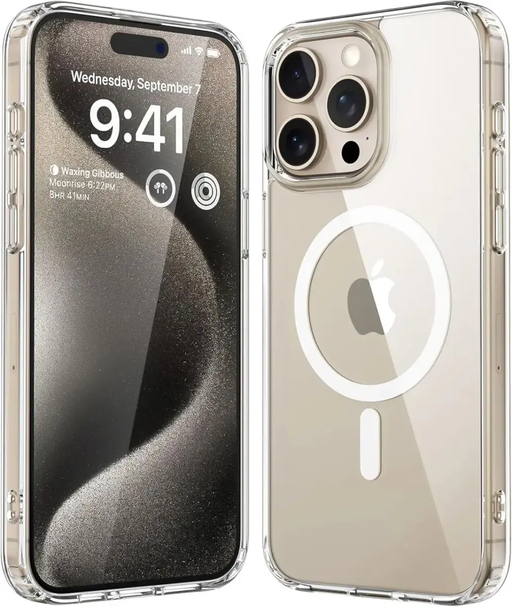 Selected Hoesje iPhone 15 Pro MagSafe Transparant