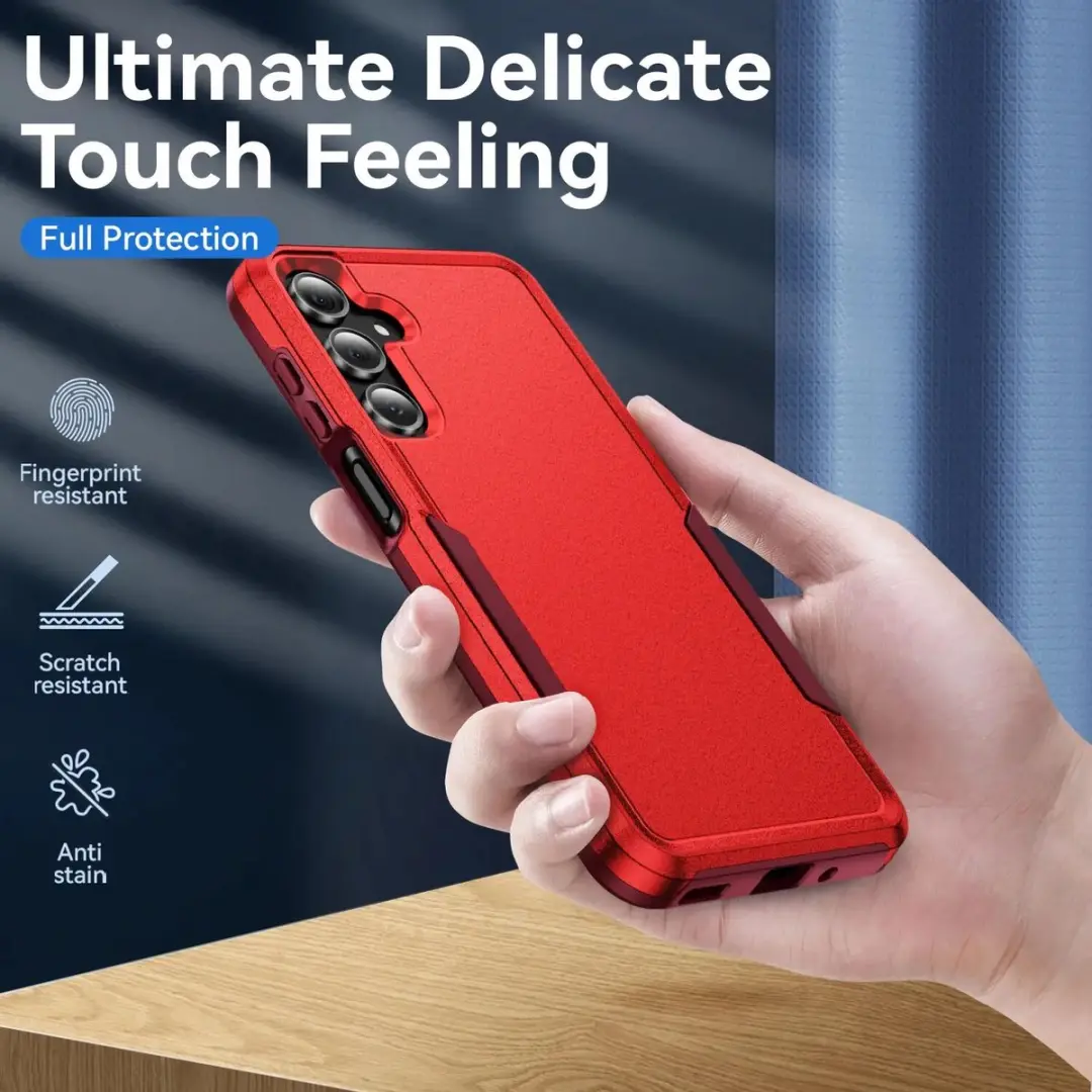 Selected Back Cover Samsung Galaxy A17/A26 Rugged Hoesje - Rood