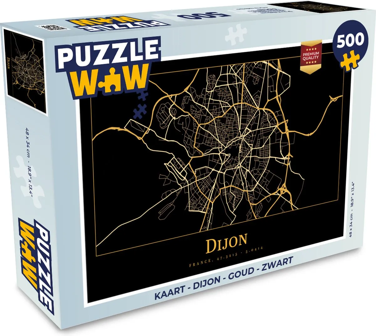 PuzzleWow Dijon Legpuzzel 500 Stuks