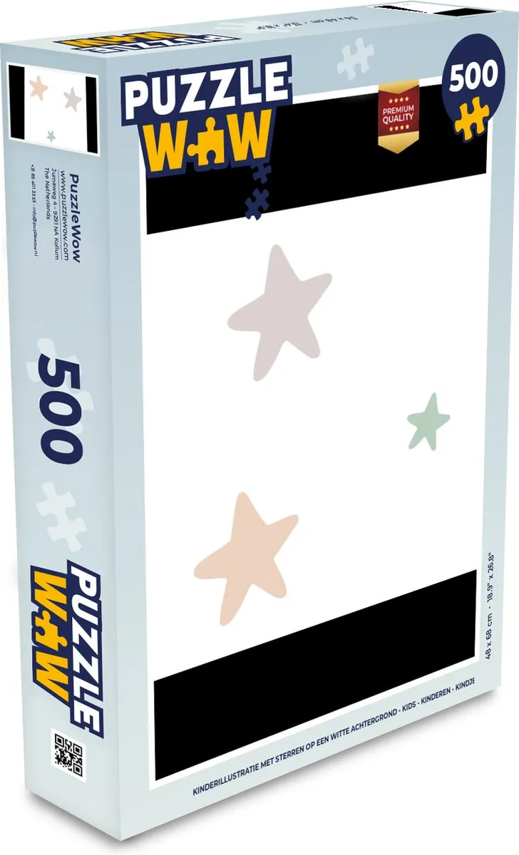 PuzzleWow Sterren Puzzel 500 Stuks