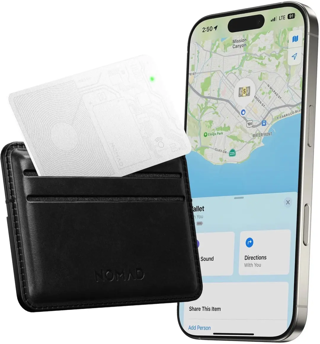 NOMAD Tracking Card V2 Air - Universeel Wit