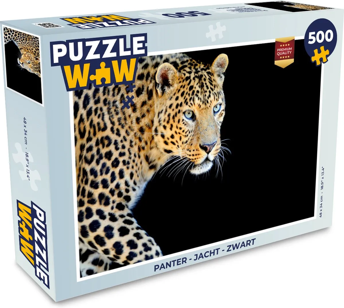 PuzzleWow Panter Jacht Legpuzzel 500 Stuks