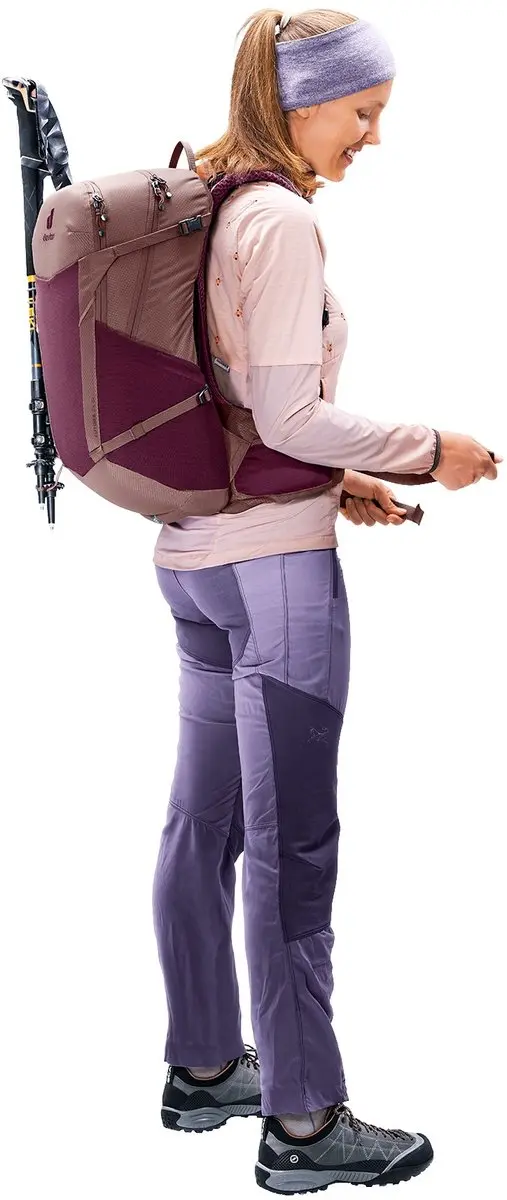 Deuter Futura 25 Wandelrugzak - 25L - Cassis/Ashrose - afbeelding 4 van 6