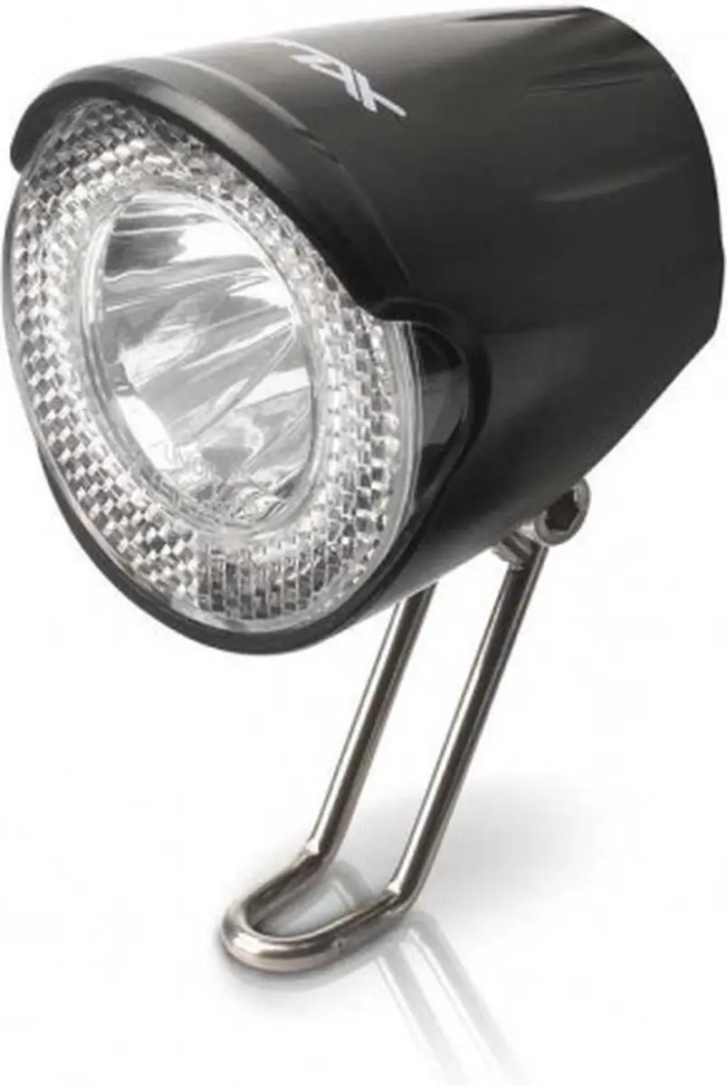 XLC CL-D02 Koplamp Fiets - LED Dynamo 20 Lux - Zwart