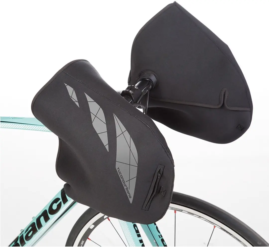 Tucano Urbano Fietsmof Nautilus Neopreen Zwart One-size 2 Stuks
