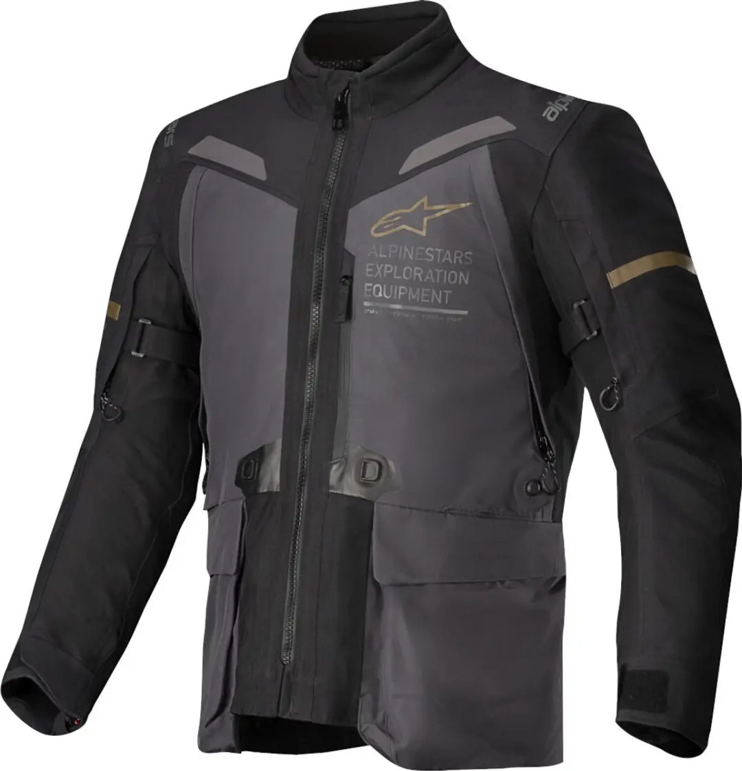 Alpinestars ST-7 2L GORE-TEX® Deep Grijs Zwart Donker Khaki Motorjas