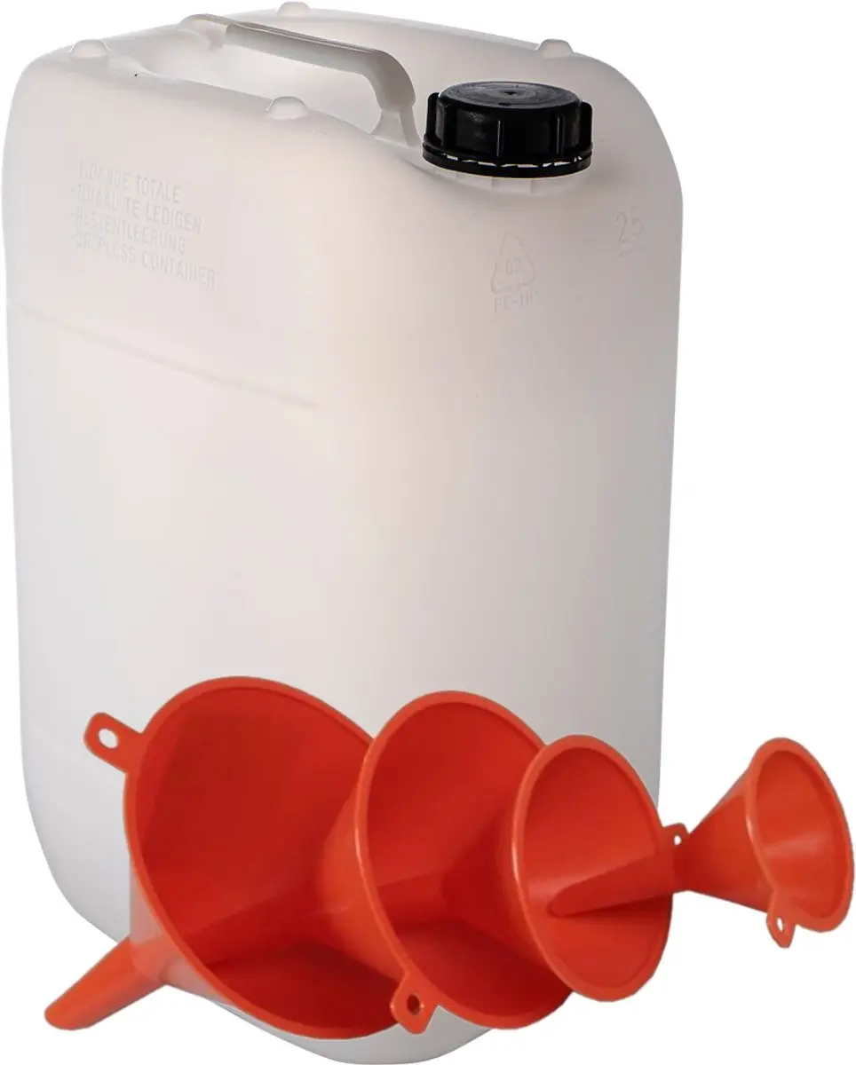 Jerrycan 25 Liter transparant