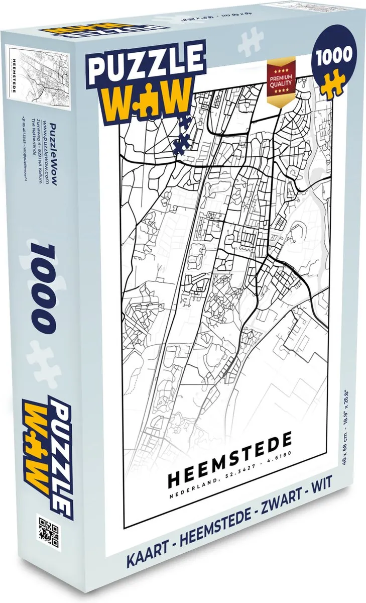 PuzzleWow Heemstede Legpuzzel 1000 Stuks