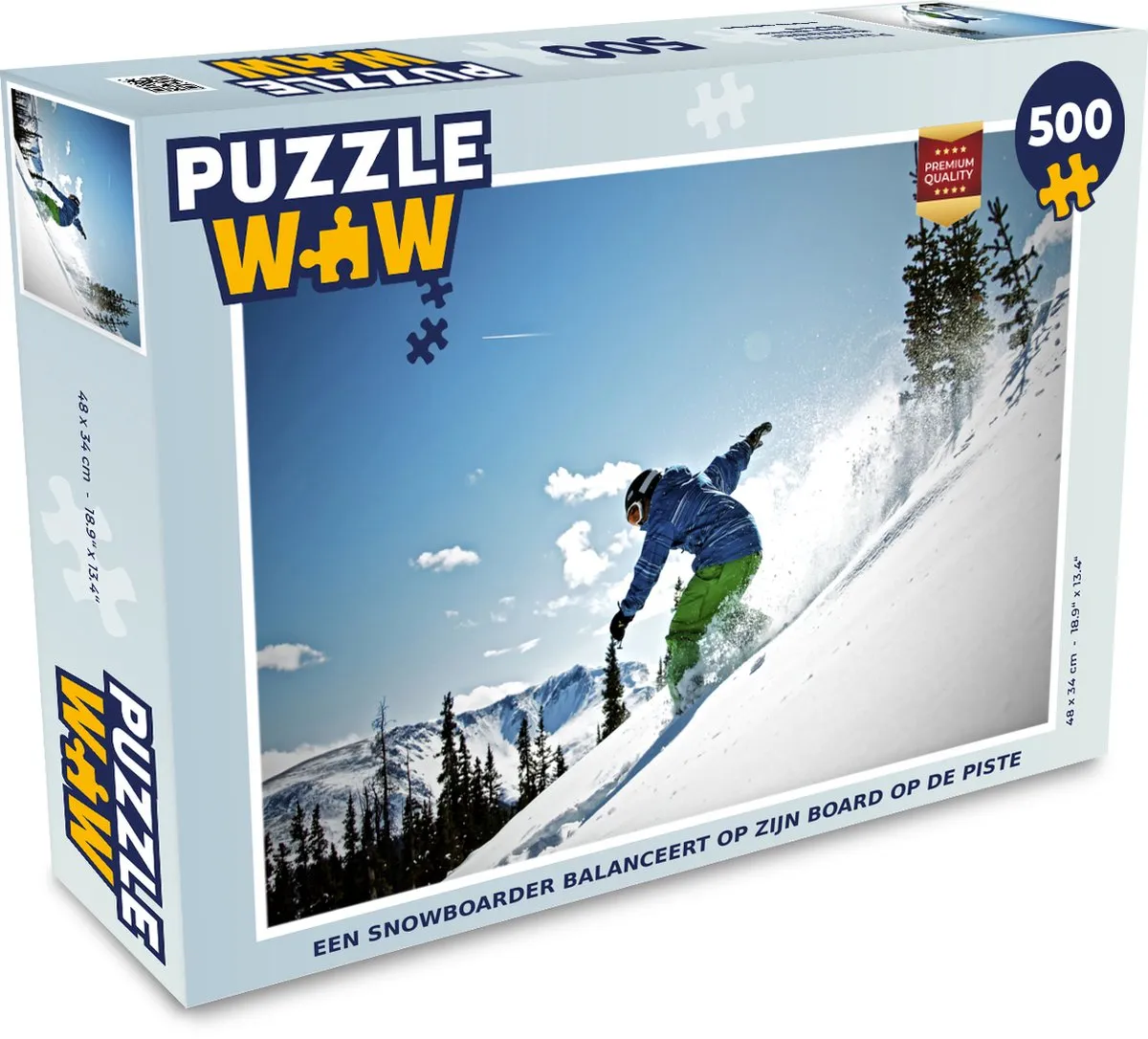 PuzzleWow Legpuzzel 500 Stuks