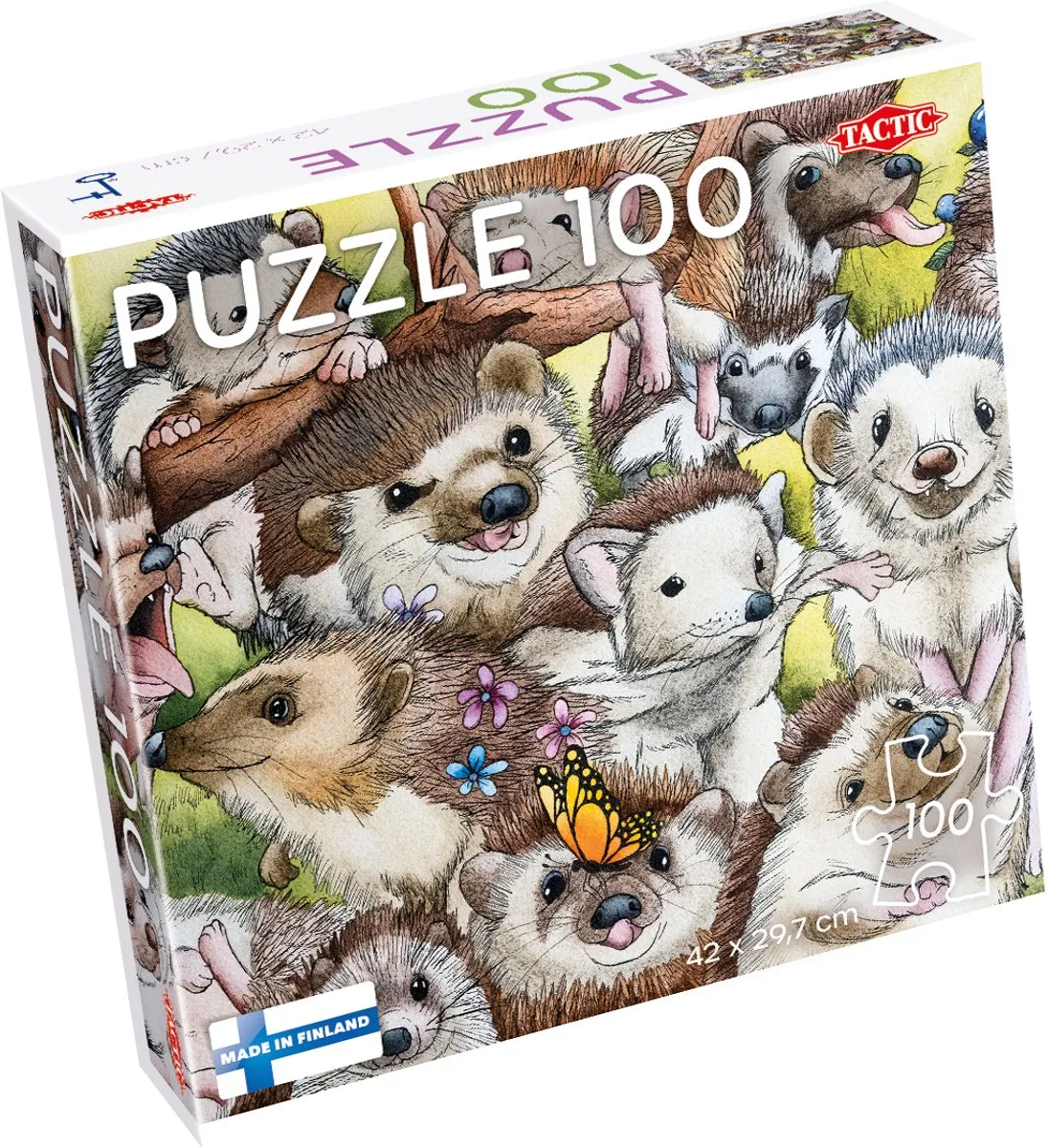Tactic Puzzle 100 El. Jeże