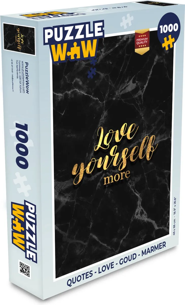 PuzzleWow Quotes Love Legpuzzel 1000 Stuks