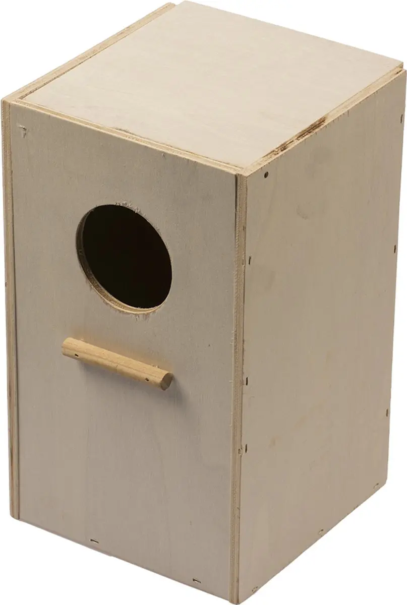 Nestkast agapornide staand 15x15x25CM