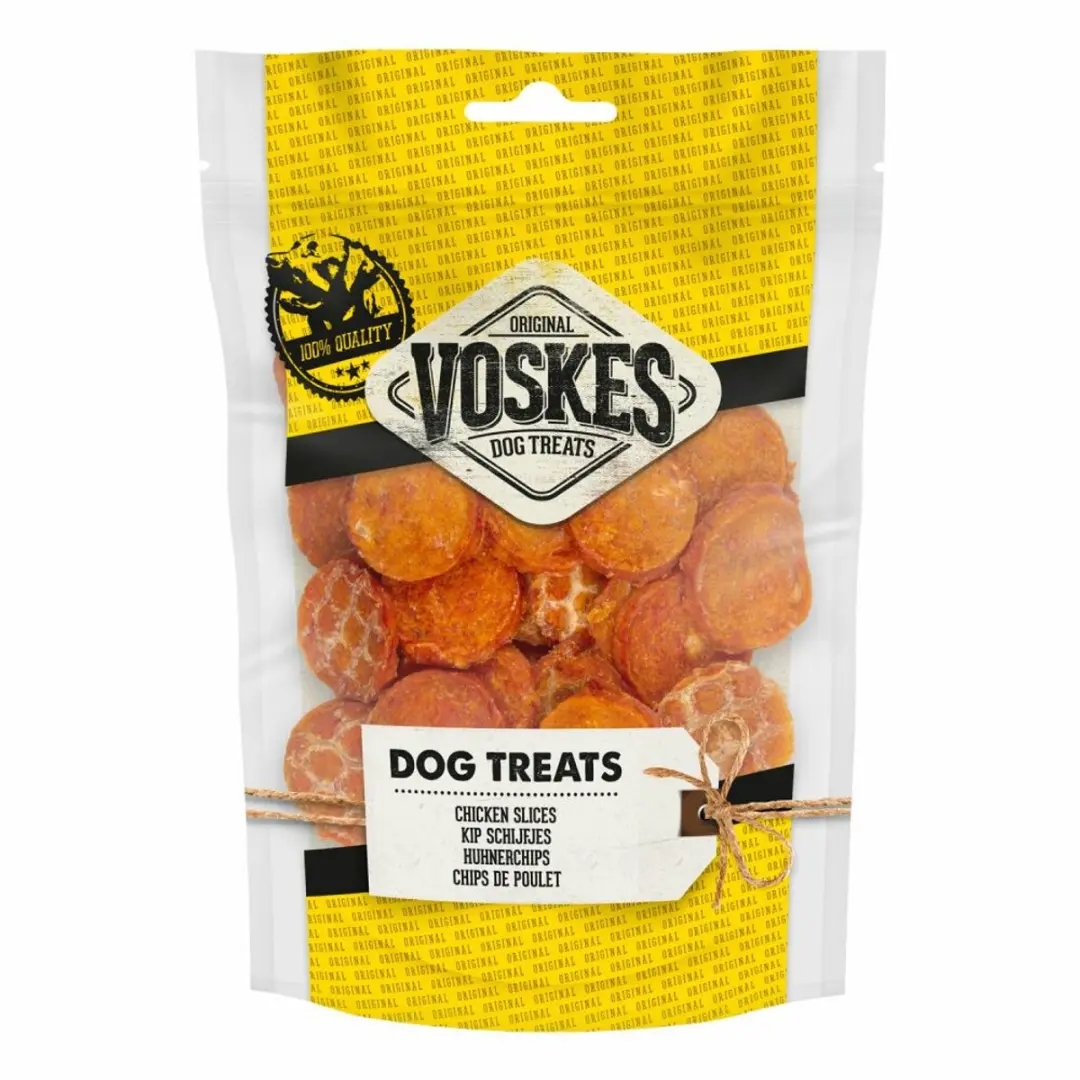 Voskes Kip Schijfjes 100g