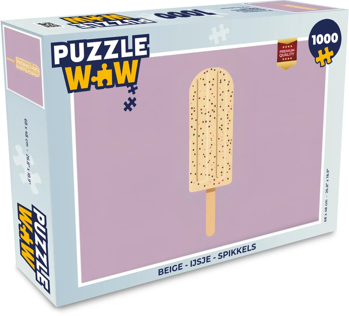 PuzzleWow Legpuzzel IJsje Spikkels 1000 Stuks
