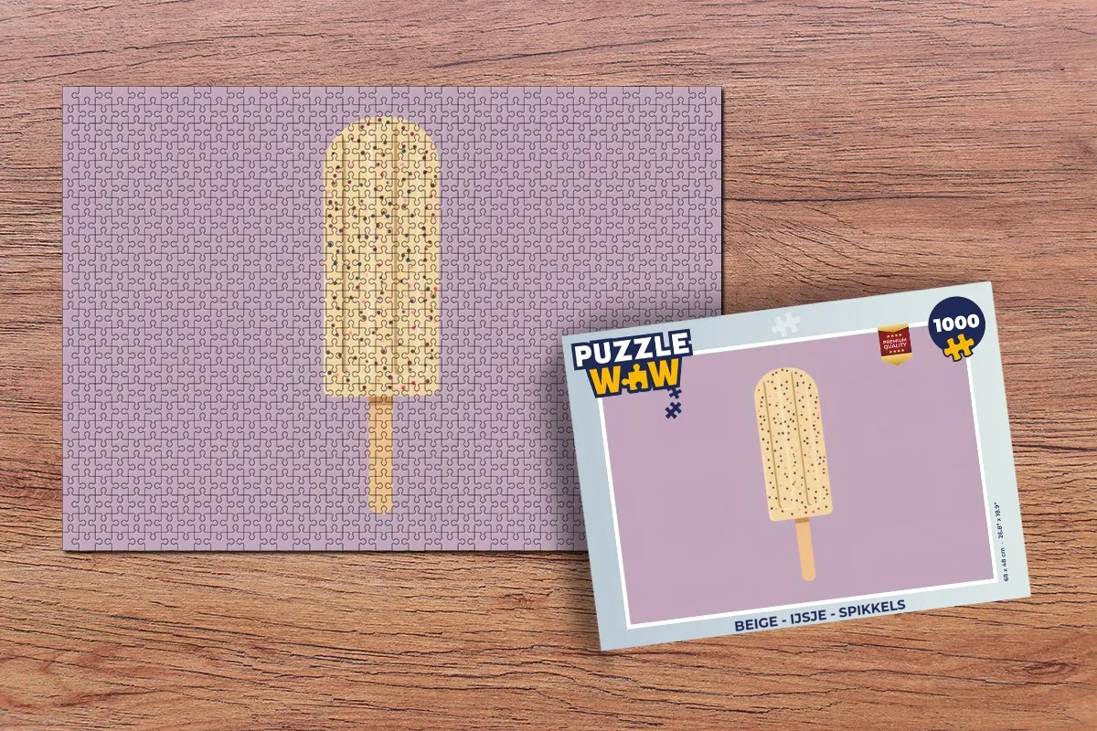 PuzzleWow Legpuzzel IJsje Spikkels 1000 Stuks