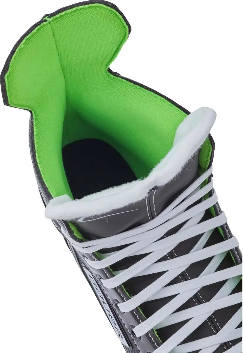 Bauer X-LS Junior IJshockeyschaatsen 35 - Zwart/Groen - afbeelding 2 van 6