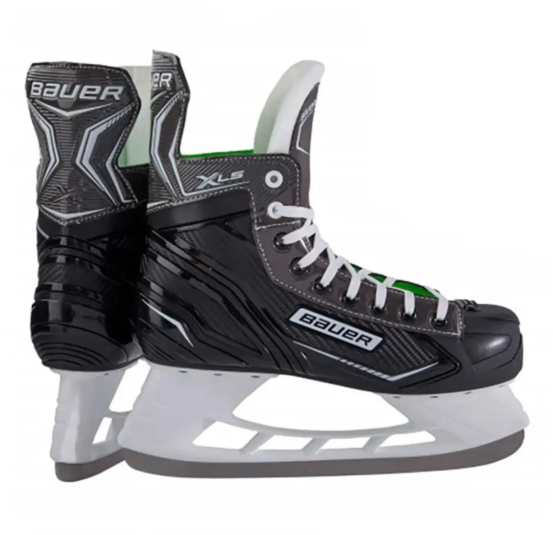 Bauer X-LS Junior IJshockeyschaatsen 35 - Zwart/Groen - afbeelding 6 van 6