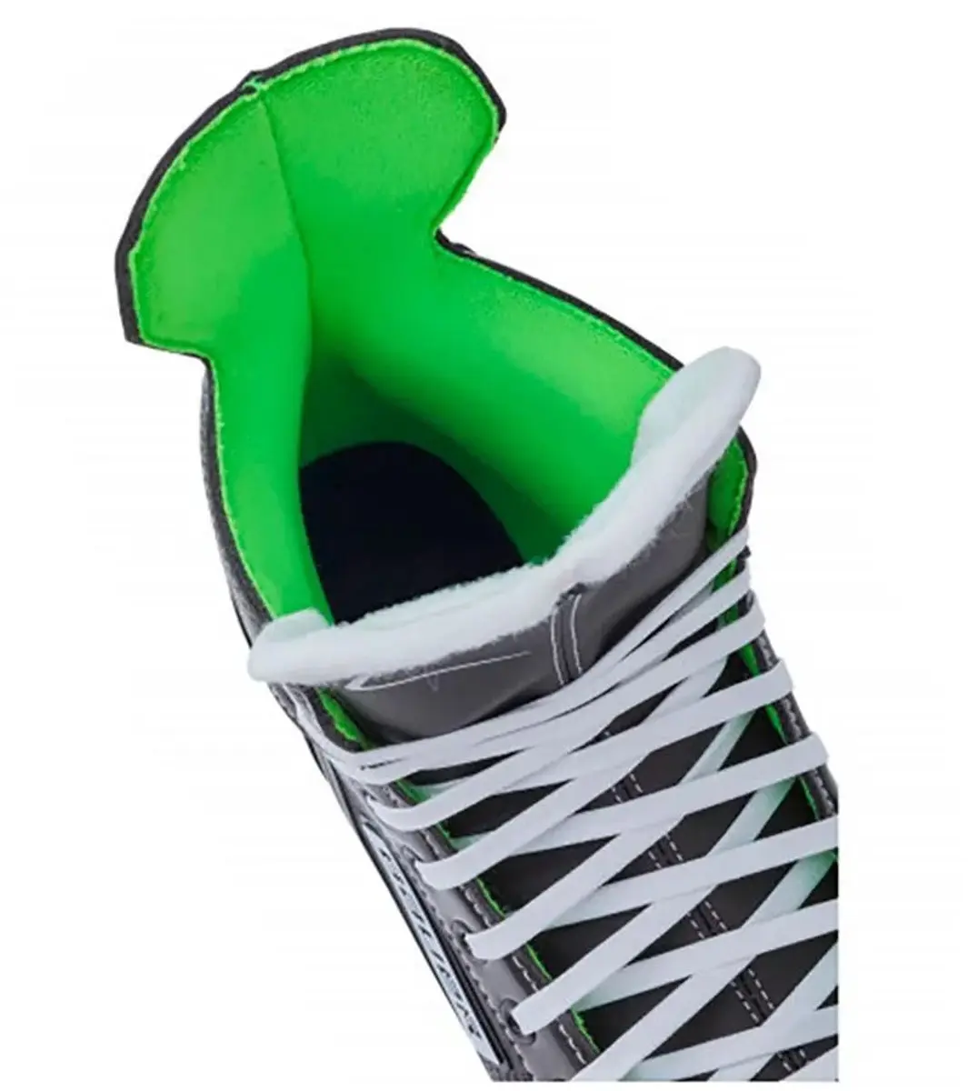 Bauer X-LS Junior IJshockeyschaatsen 35 - Zwart/Groen - afbeelding 5 van 6