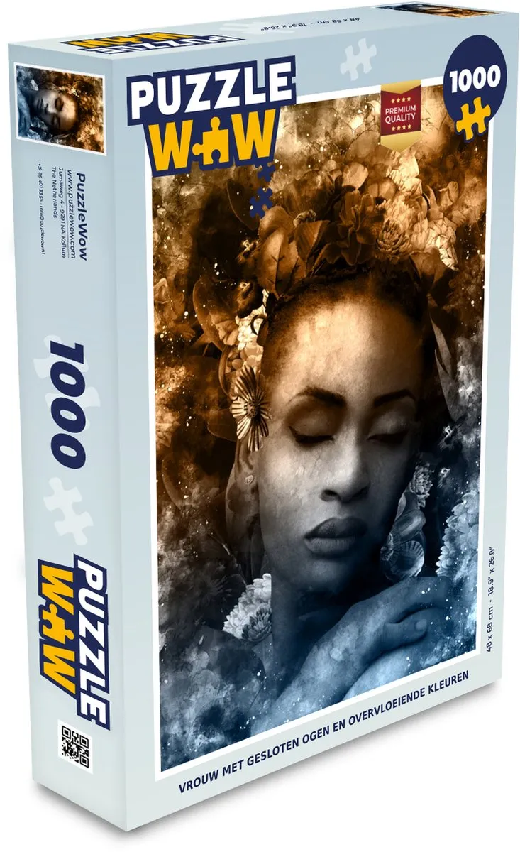 PuzzleWow Bloemen Legpuzzel 1000 Stuks