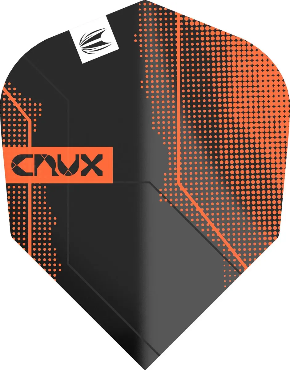 Target Crux 3 Pro Ultra NO6 Dart Flights - 3 Stuks - Oranje/Zwart
