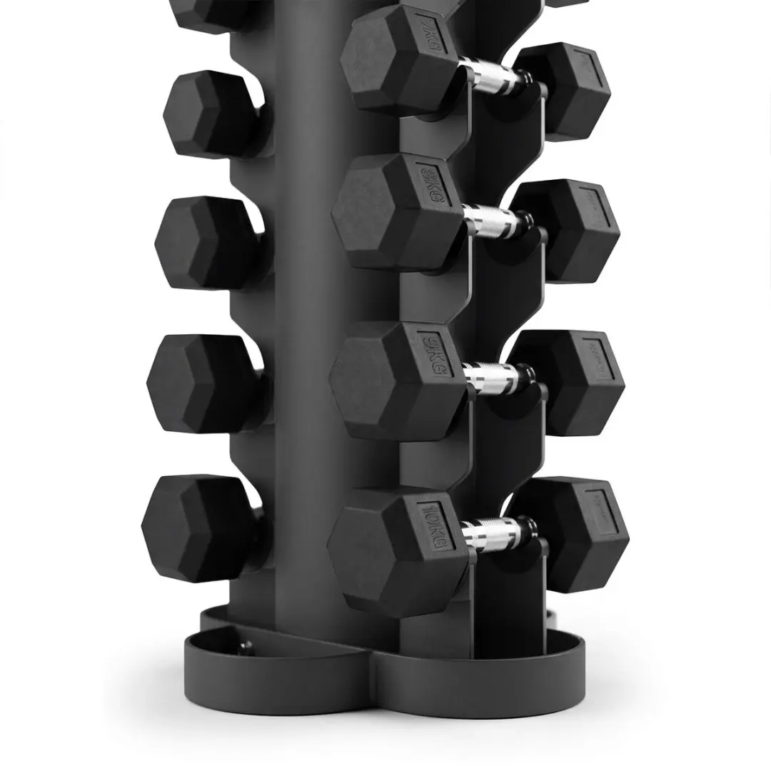 Virtufit Dumbbell Toren Opbergrek - 6 Paar - Zwart
