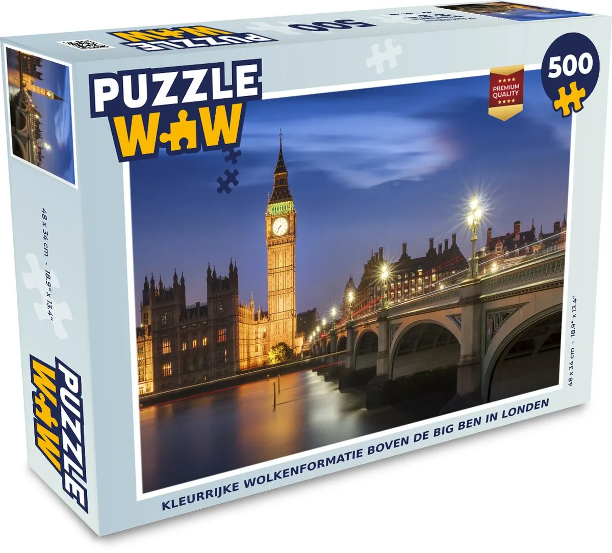 PuzzleWow Legpuzzel 500 Stuks - Multicolor