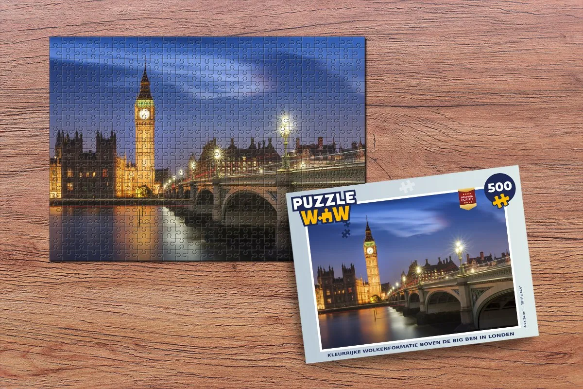 PuzzleWow Legpuzzel 500 Stuks - Multicolor