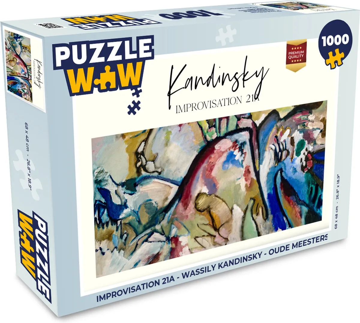 PuzzleWow Improvisation 21A Legpuzzel 1000 Stuks