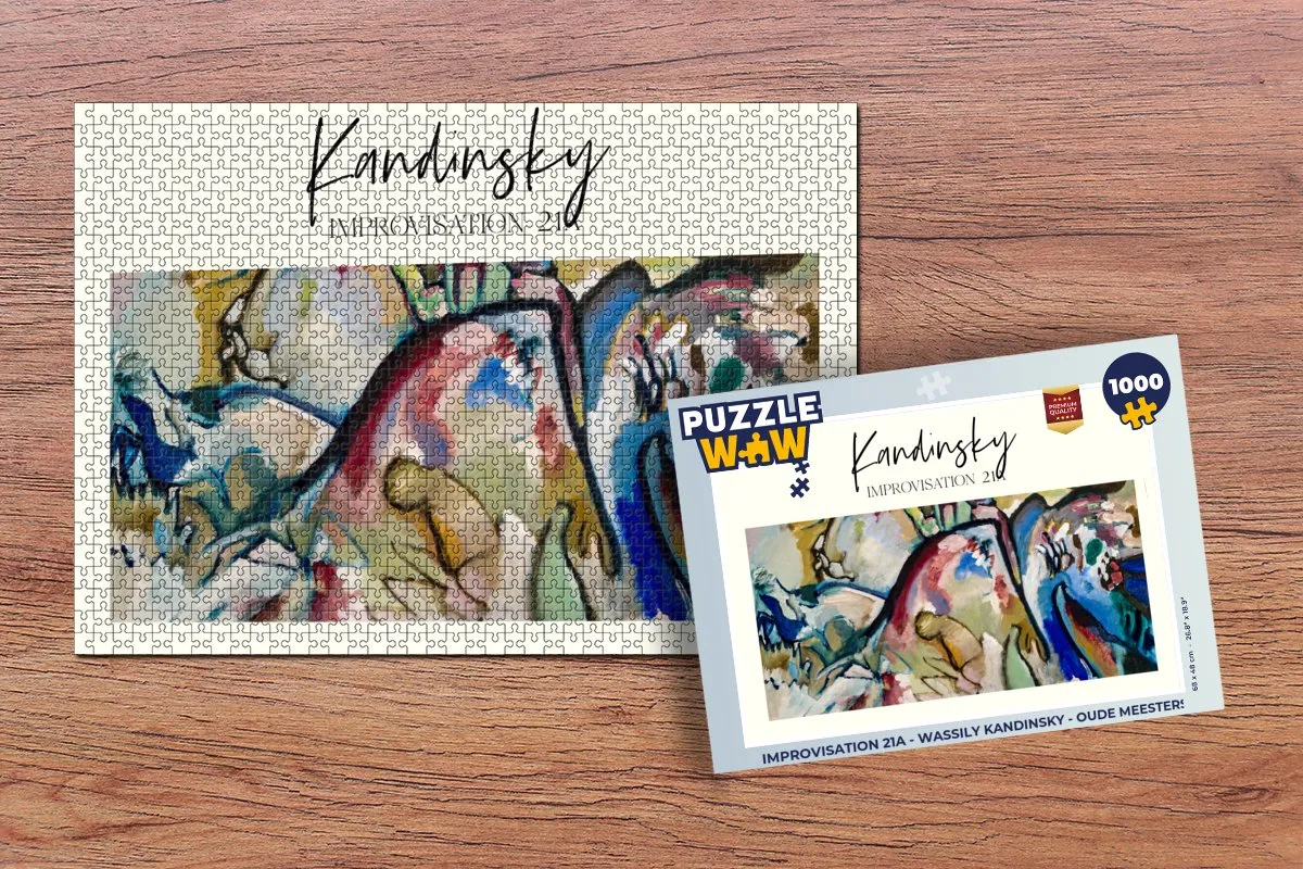 PuzzleWow Improvisation 21A Legpuzzel 1000 Stuks - Wassily Kandinsky