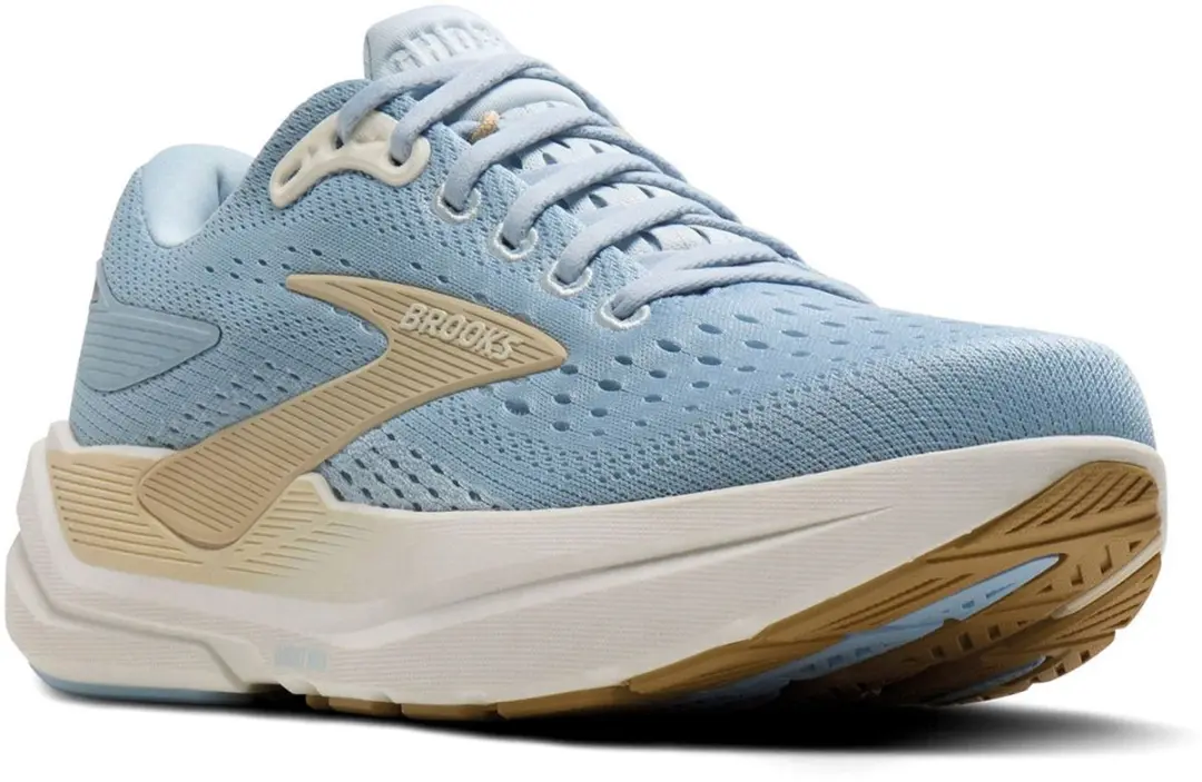 Brooks Ghost Max 3 Dames Hardloopschoenen - Lichtblauw/Wit - afbeelding 4 van 6
