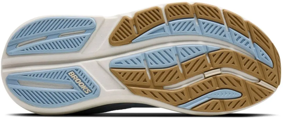 Brooks Ghost Max 3 Dames Hardloopschoenen - Lichtblauw/Wit - afbeelding 3 van 6