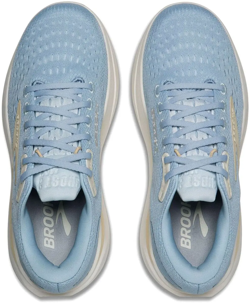Brooks Ghost Max 3 Dames Hardloopschoenen - Lichtblauw/Wit - afbeelding 5 van 6