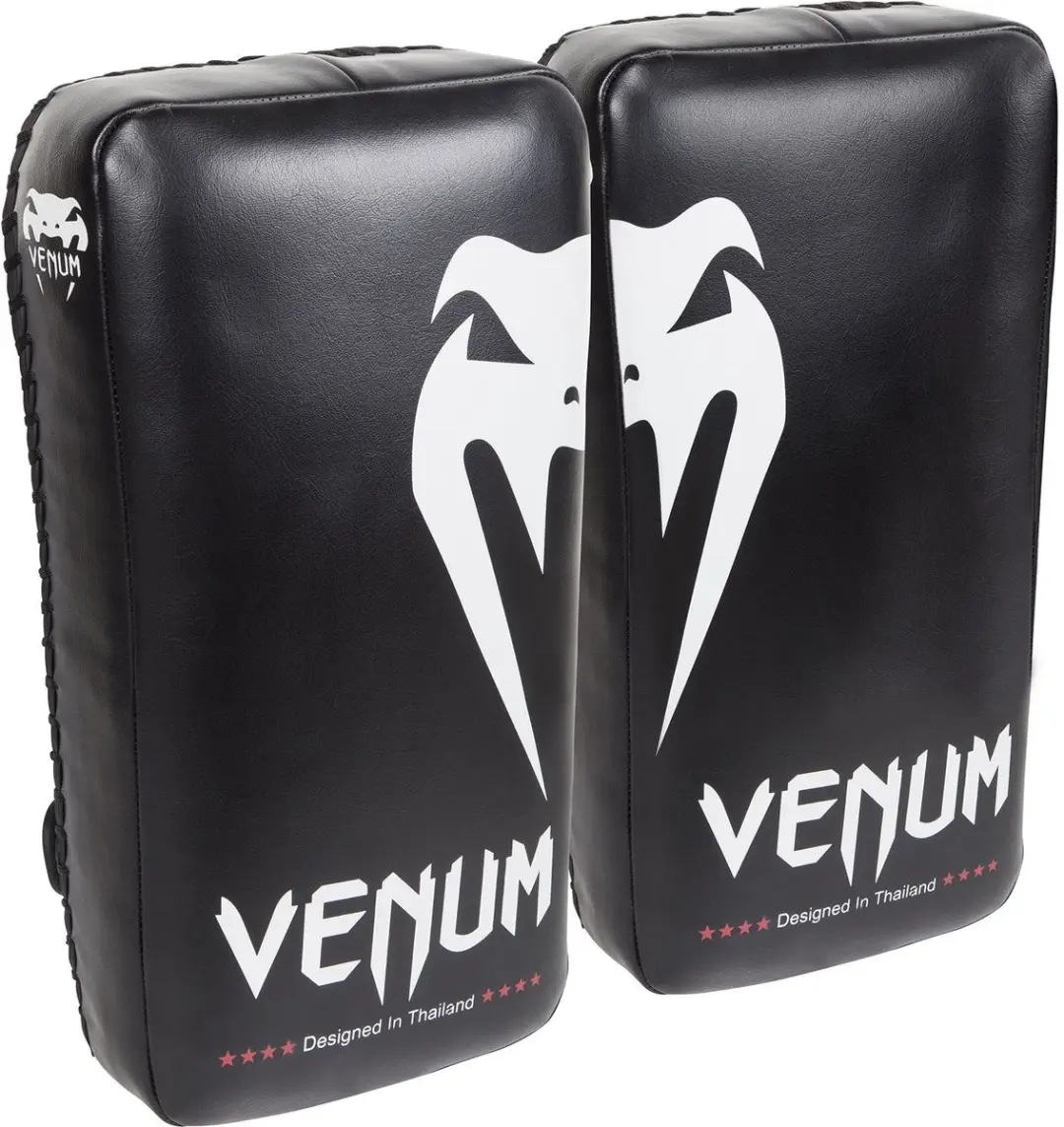 Venum Giant Arm Kick Pads Thai Pads Zwart Wit -