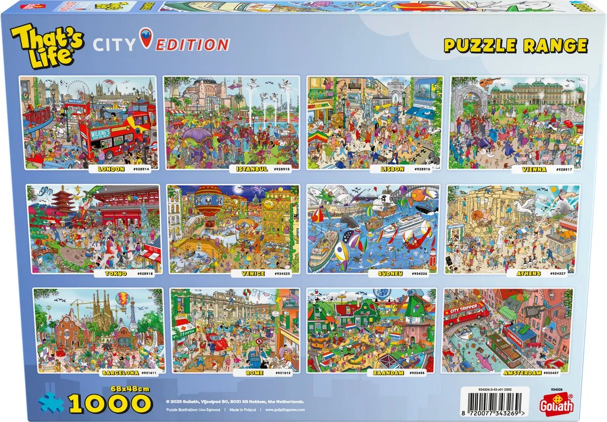 Goliath That's Life Sydney Legpuzzel 1000 Stuks - 68x48cm - Multicolor
