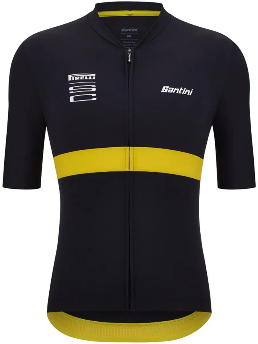 Santini Pirelli Korte Mouw Wielertrui Veelkleurig M