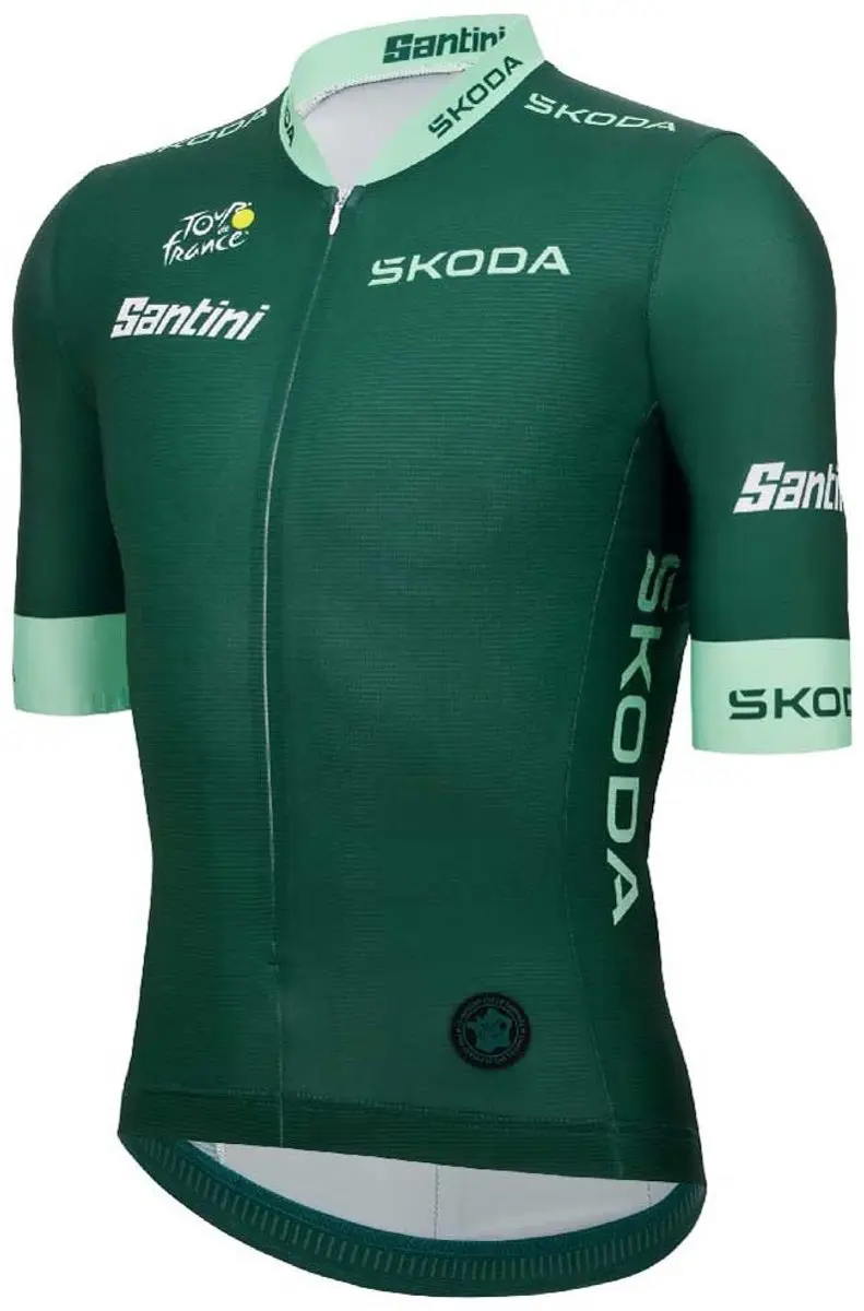Santini Tour De France 2025 Wielertrui - S - Groen