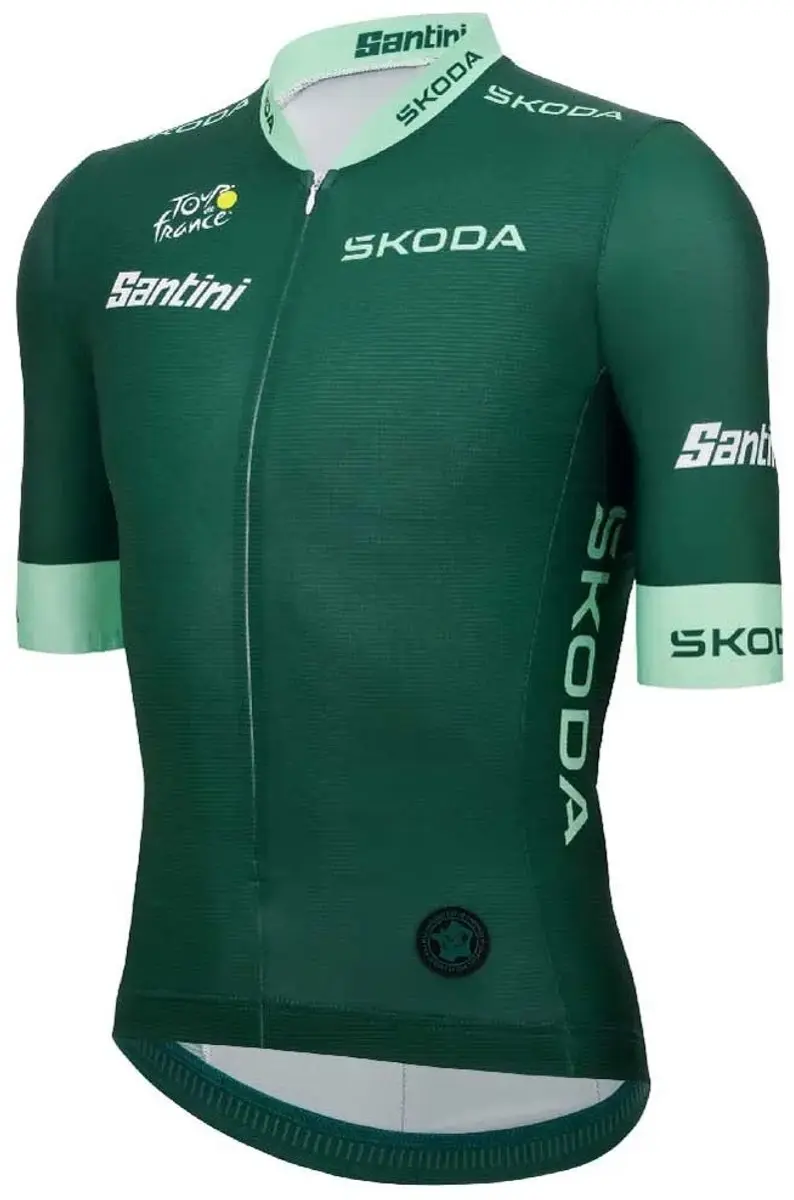 Santini Tour De France 2025 Wielertrui - S - Groen - afbeelding 6 van 6