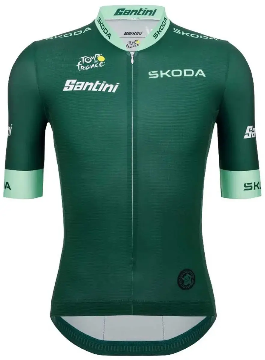 Santini Tour De France 2025 Wielertrui - S - Groen